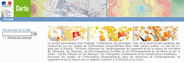 Illustration de l'ancien portail geomatique-aln